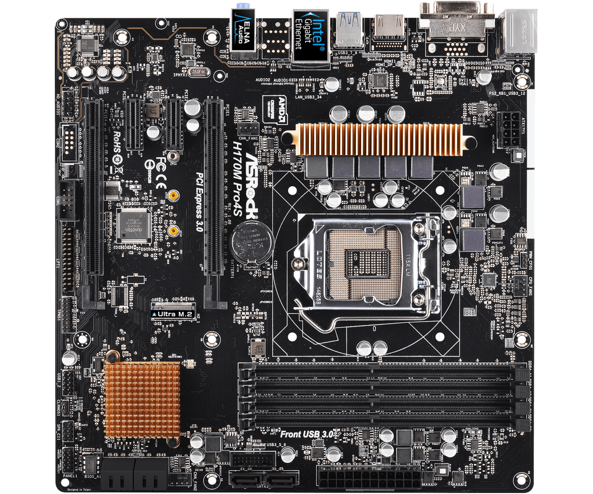 Asrock h170 pro4s обзор